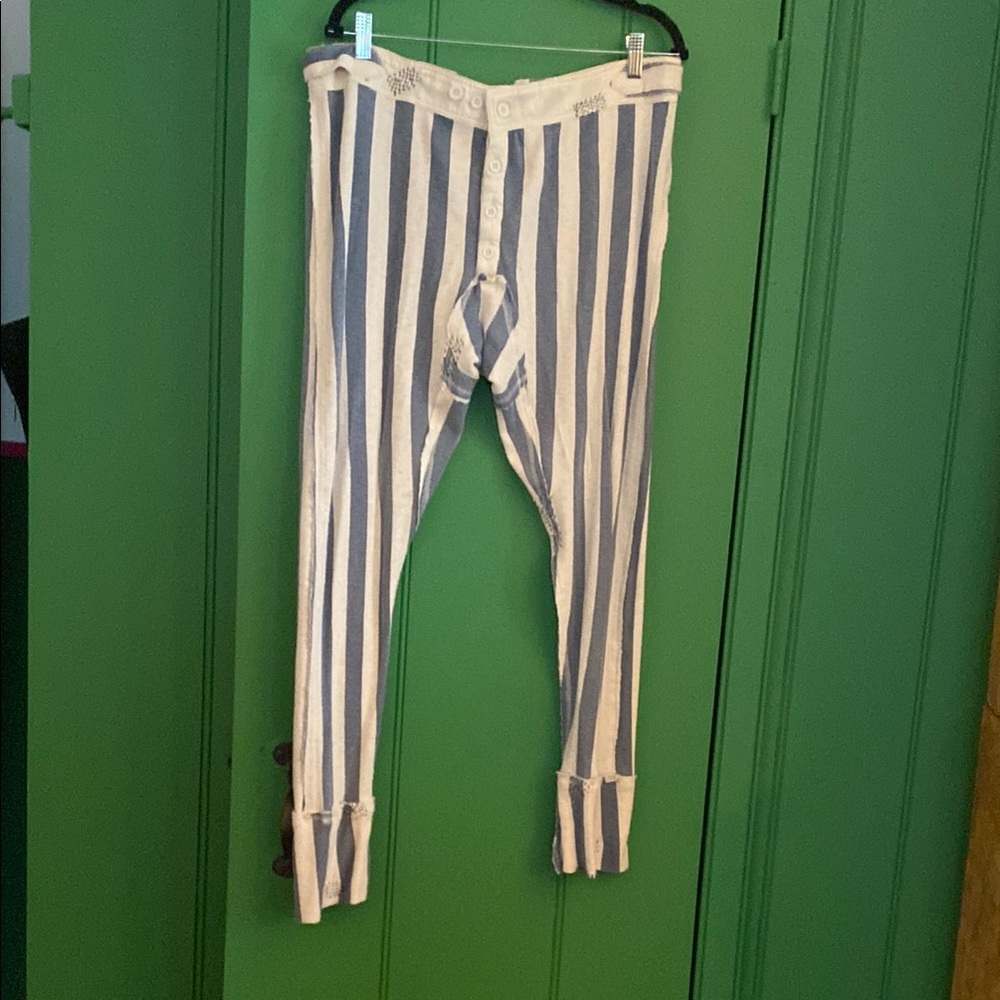 Striped Blue and White Pants MAGNOLIA PEARL worn once.